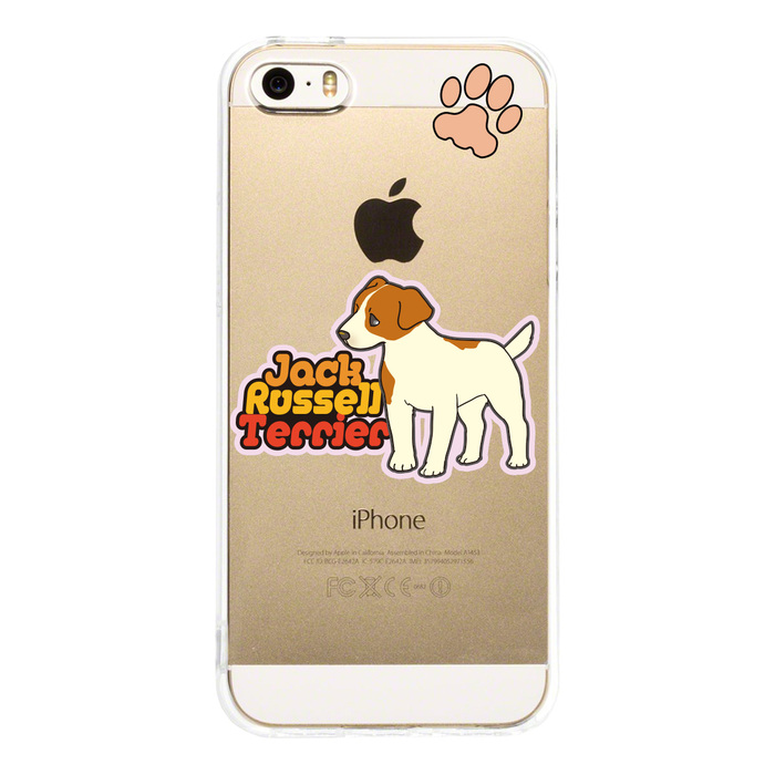 iPhone5 iPhone5s ケース クリア ジャックラッセルテリア 2 スマホケース ハード スマホケース ハード-2