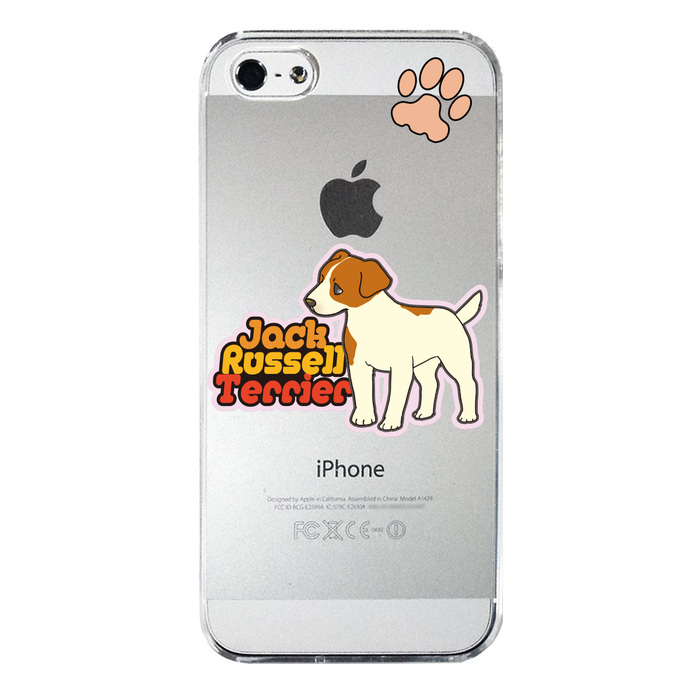 iPhone5 iPhone5s ケース クリア ジャックラッセルテリア 2 スマホケース ハード スマホケース ハード-3