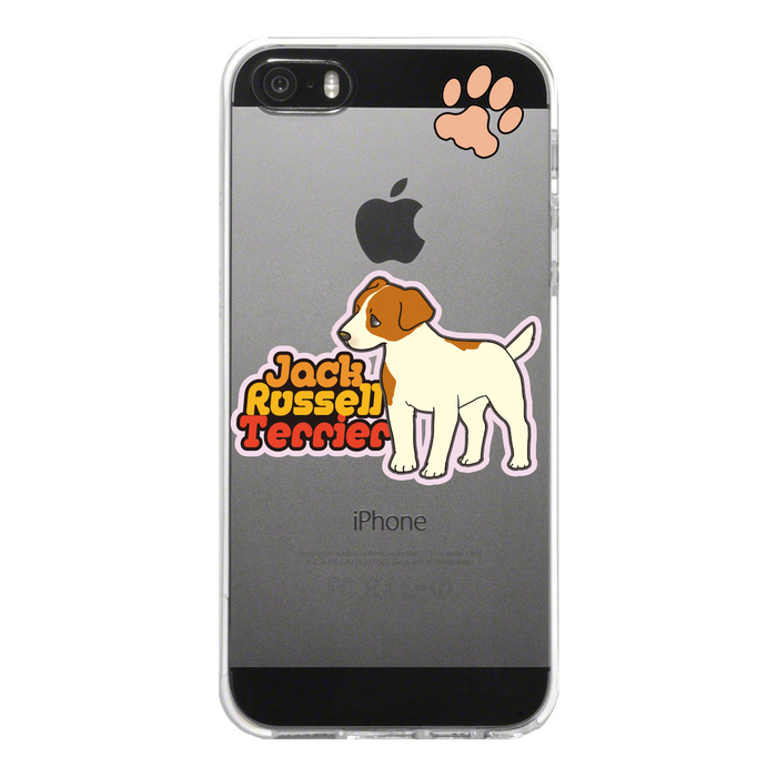 iPhone5 iPhone5s ケース クリア ジャックラッセルテリア 2 スマホケース ハード スマホケース ハード-4