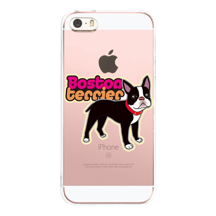 iPhone5 iPhone5s case clear Boston terrier 3 smartphone case hard smartphone case hard -1