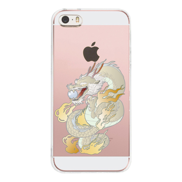 iPhone5 iPhone5s case clear dragon 3 smartphone case hard smartphone case hard -1