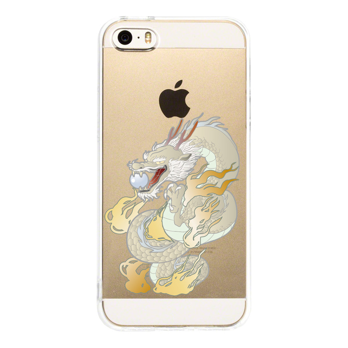 iPhone5 iPhone5s case clear dragon 3 smartphone case hard smartphone case hard -2