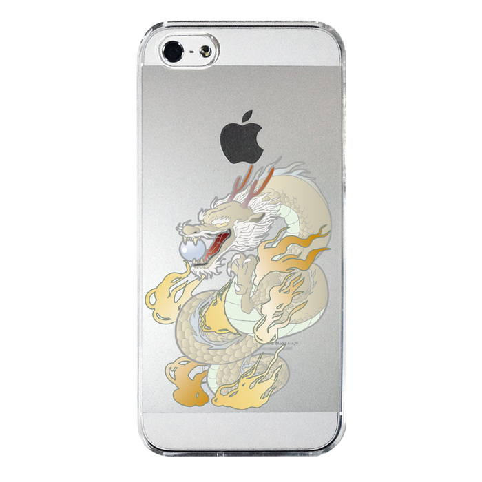 iPhone5 iPhone5s case clear dragon 3 smartphone case hard smartphone case hard -3