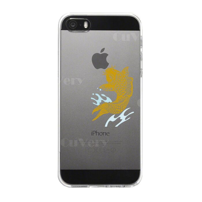 iPhone5 iPhone5s ケース クリア 錦鯉 スマホケース ハード スマホケース ハード-4
