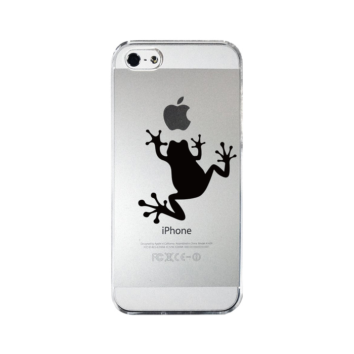 iPhone5 iPhone5s ケース クリア カエル スマホケース ハード スマホケース ハード-3