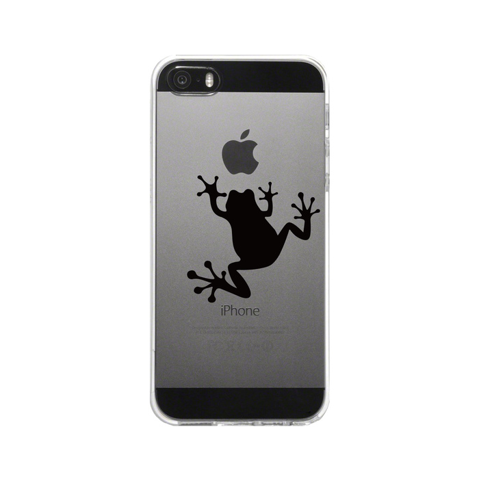 iPhone5 iPhone5s ケース クリア カエル スマホケース ハード スマホケース ハード-4