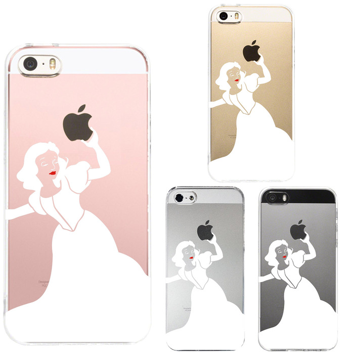 iPhone5 iPhone5s ケース クリア レディ ホワイト スマホケース ハード スマホケース ハード-0