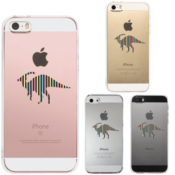 iPhone5 iPhone5s ケース クリア 恐竜 カモノハシ スマホケース ハード スマホケース ハード-0