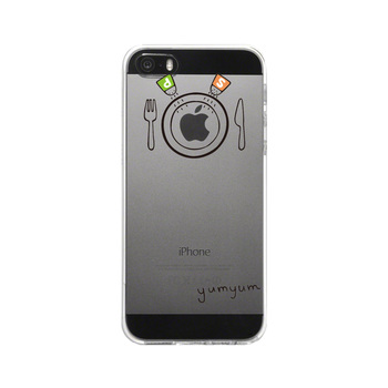 iPhone5 iPhone5s ケース クリア お食事 スマホケース ハード スマホケース ハード-4