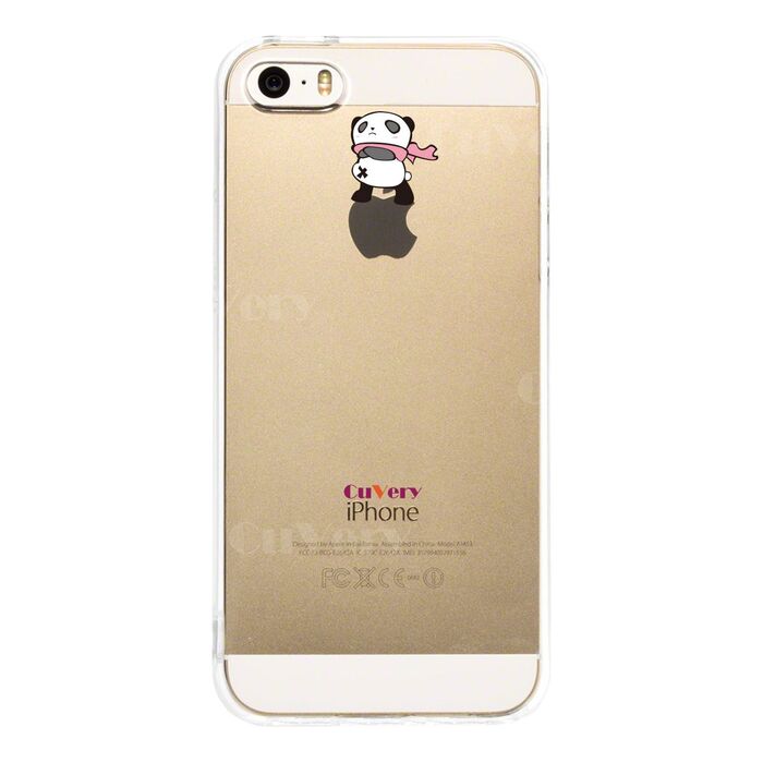 iPhone5 iPhone5s case clear .... Panda smartphone case hard smartphone case hard -2