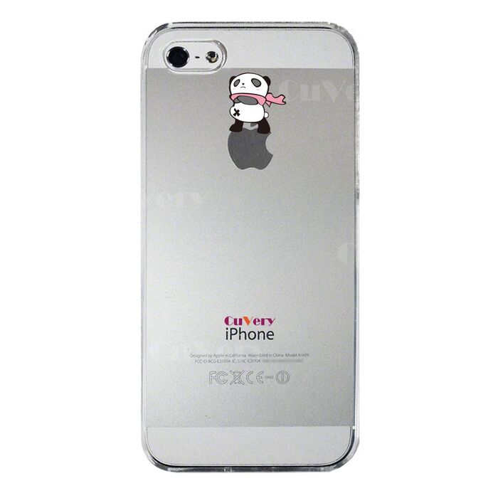 iPhone5 iPhone5s case clear .... Panda smartphone case hard smartphone case hard -3