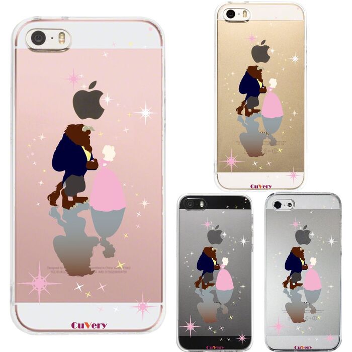 iPhone5 iPhone5s case clear Beauty and the Beast smartphone case hard smartphone case hard -0