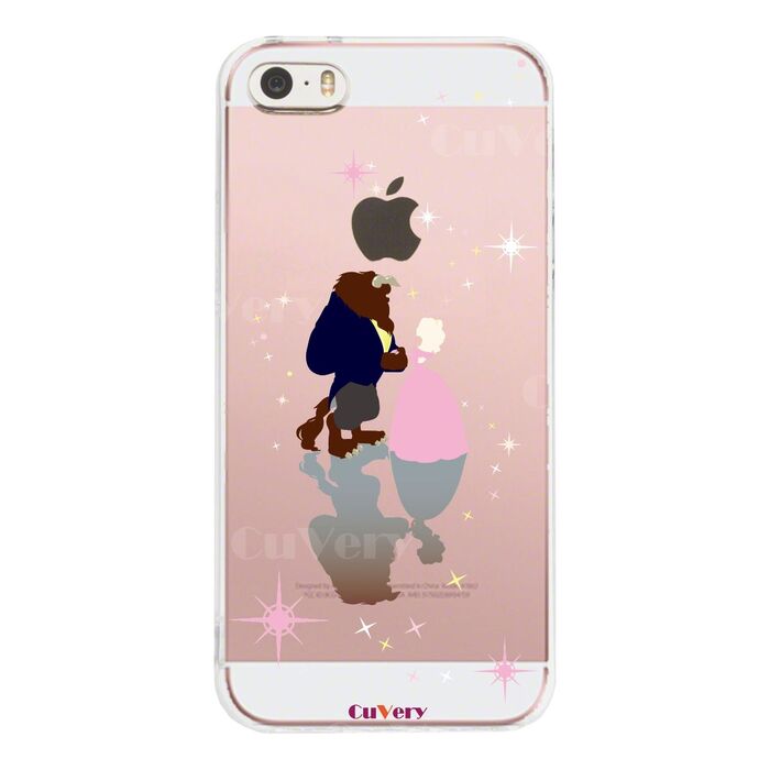 iPhone5 iPhone5s case clear Beauty and the Beast smartphone case hard smartphone case hard -1