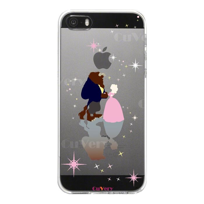 iPhone5 iPhone5s case clear Beauty and the Beast smartphone case hard smartphone case hard -3