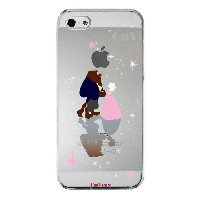 iPhone5 iPhone5s case clear Beauty and the Beast smartphone case hard smartphone case hard -4