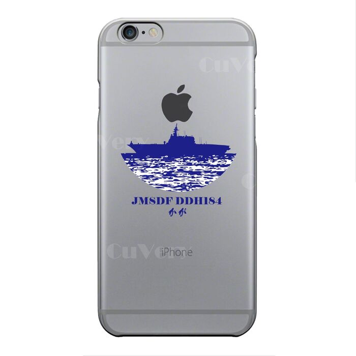 iPhone5 iPhone5s ケース クリア 海上自衛隊 護衛艦 かが DDH-184 ヘリ空母 スマホケース ハード スマホケース ハード-3
