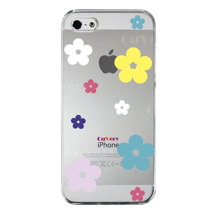 iPhone5 iPhone5s ケース クリア 花柄 フローラル スマホケース ハード スマホケース ハード-4
