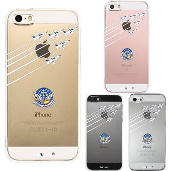iPhone5 iPhone5s ケース クリア ブルーインパルス スマホケース ハード スマホケース ハード-0