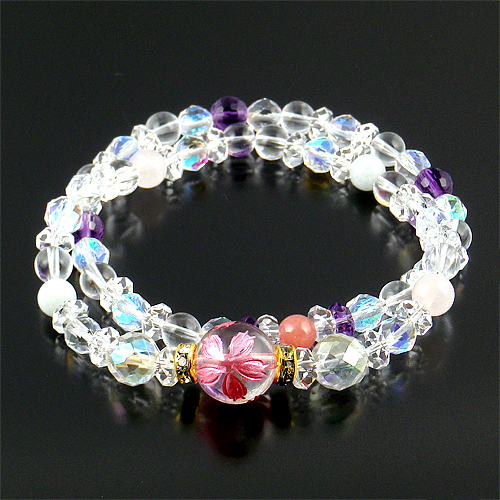  love .. Sakura. 2 -ply bracele jewelry quality written guarantee attaching .-2