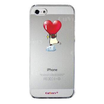 iPhone5 iPhone5s ケース クリア ペンギン ハートは重い？ スマホケース ハード スマホケース ハード-4