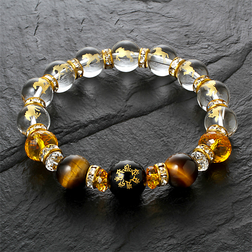 九頭馬 七梵字上手く行くブレス 上手く行くカード付き : まるっと