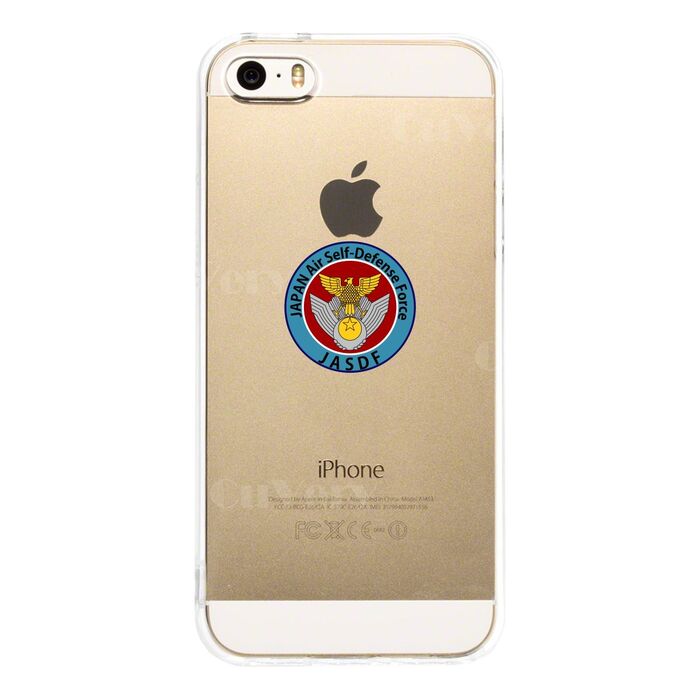 iPhone5 iPhone5s ケース クリア 航空自衛隊 エンブレム スマホケース ハード スマホケース ハード-1