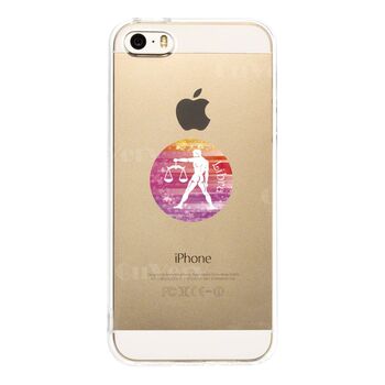 iPhone5 iPhone5s ケース クリア 星座 てんびん座 天秤座 Libra スマホケース ハード スマホケース ハード-1