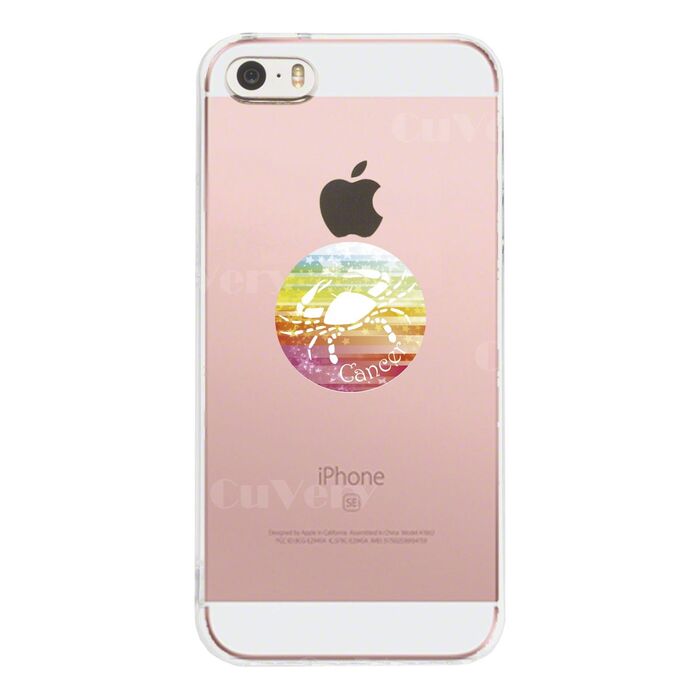 iPhone5 iPhone5s ケース クリア 星座 かに座 蟹座 Cancer スマホケース ハード スマホケース ハード-2