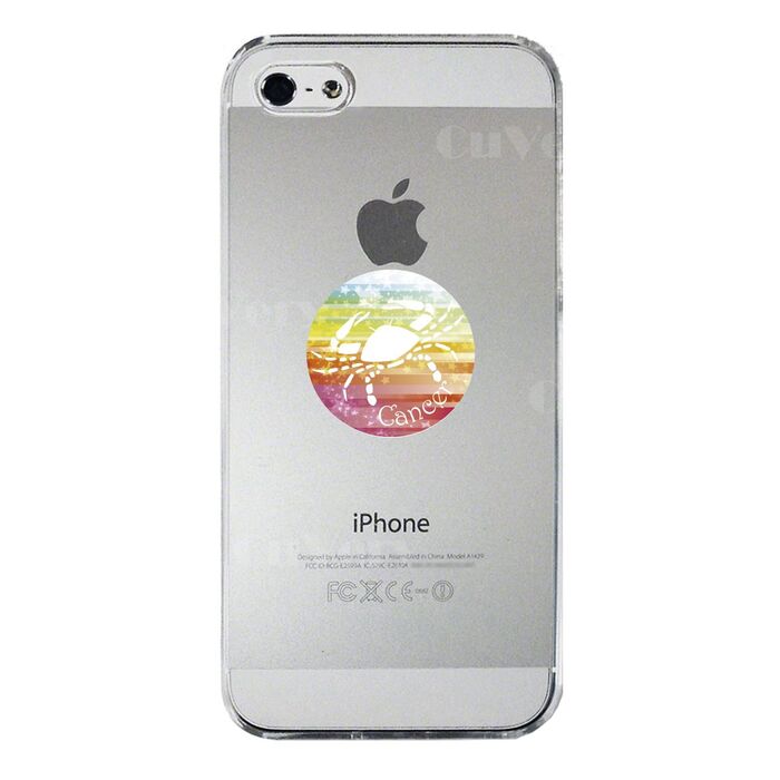 iPhone5 iPhone5s ケース クリア 星座 かに座 蟹座 Cancer スマホケース ハード スマホケース ハード-3