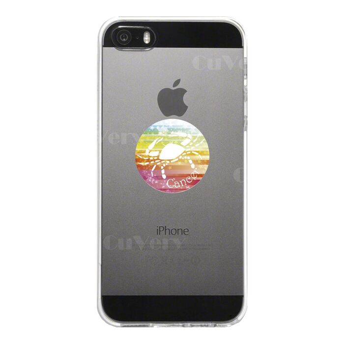 iPhone5 iPhone5s ケース クリア 星座 かに座 蟹座 Cancer スマホケース ハード スマホケース ハード-4