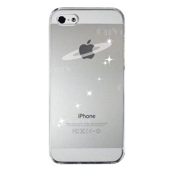 iPhone5 iPhone5s ケース クリア 天の川 流れ星 スマホケース ハード スマホケース ハード-3