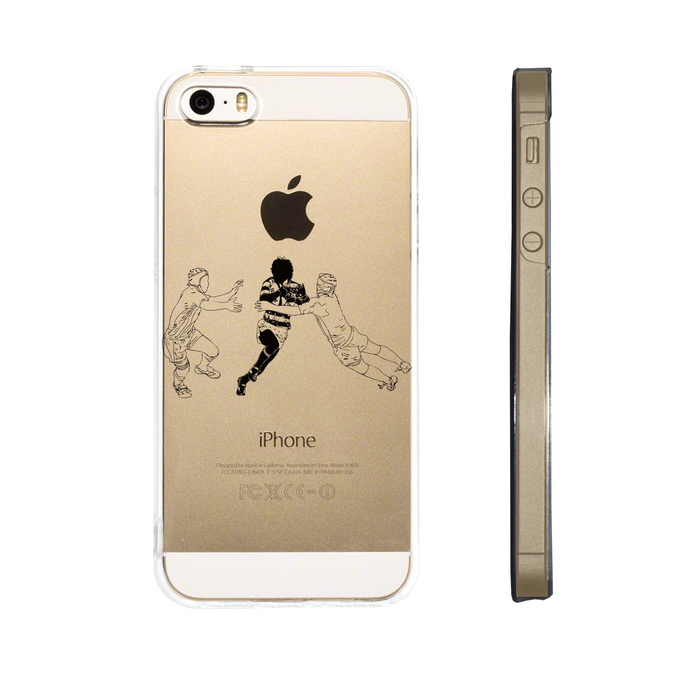 iPhone5 iPhone5s case clear rugby back s breakthroug smartphone case hard smartphone case hard -0