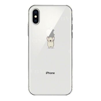 iPhoneX case iPhoneXS case soft koala Apple weight .. average feeling smartphone case soft smartphone case -3