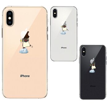 iPhoneX case iPhoneXS case soft penguin Apple is heavy ? smartphone case soft smartphone case -0