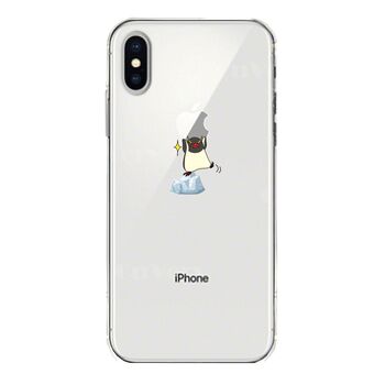 iPhoneX case iPhoneXS case soft penguin Apple is heavy ? smartphone case soft smartphone case -3