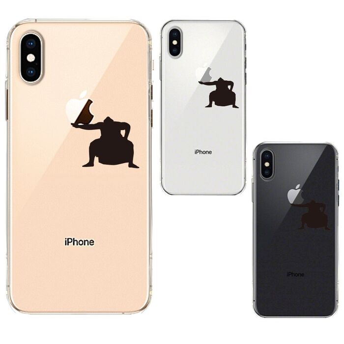 iPhoneX ケース iPhoneXS ケース ソフト おすもうさん 雲竜型 スマホケース ソフトスマホケース-0