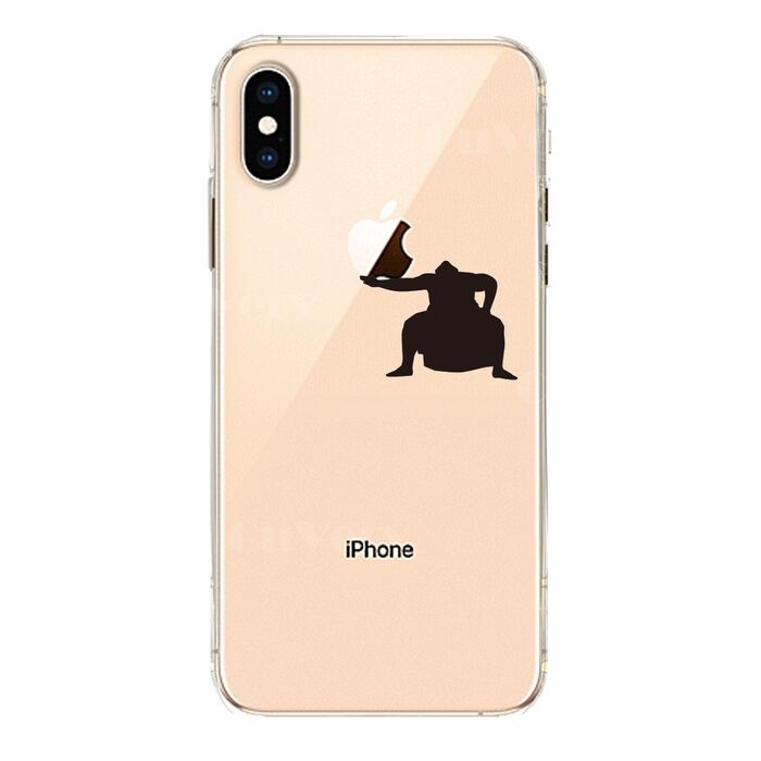 iPhoneX ケース iPhoneXS ケース ソフト おすもうさん 雲竜型 スマホケース ソフトスマホケース-1