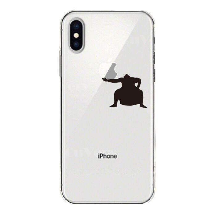 iPhoneX ケース iPhoneXS ケース ソフト おすもうさん 雲竜型 スマホケース ソフトスマホケース-3