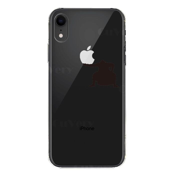 iPhoneXR ケース クリア ソフト おすもうさん 雲竜型 スマホケース ワイヤレス充電対応 ソフトスマホケース-5