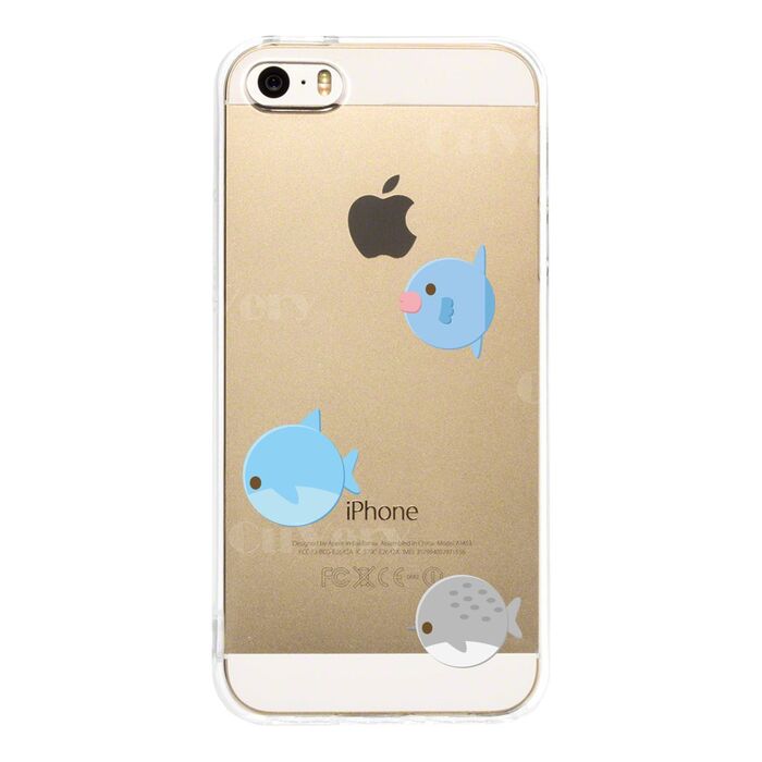 iPhone5 iPhone5s ケース クリア 魚 ぎょぎょぎょ スマホケース ハード スマホケース ハード-1