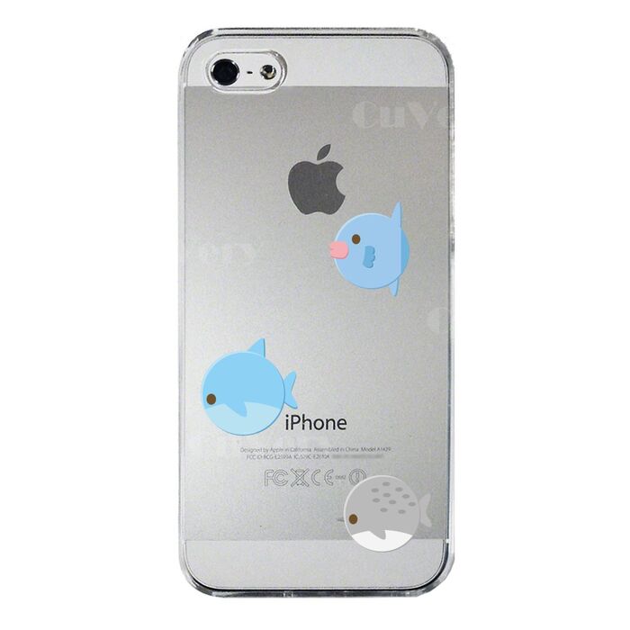 iPhone5 iPhone5s ケース クリア 魚 ぎょぎょぎょ スマホケース ハード スマホケース ハード-3