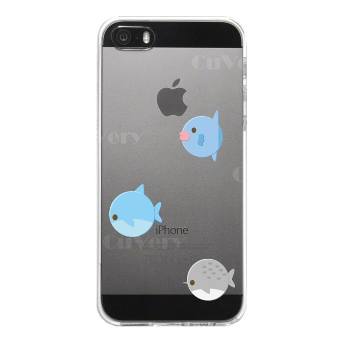 iPhone5 iPhone5s ケース クリア 魚 ぎょぎょぎょ スマホケース ハード スマホケース ハード-4