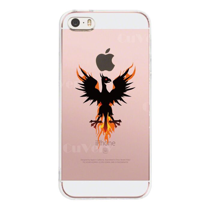 iPhone5 iPhone5s ケース クリア 幻獣 ドラゴン スマホケース ハード スマホケース ハード-2