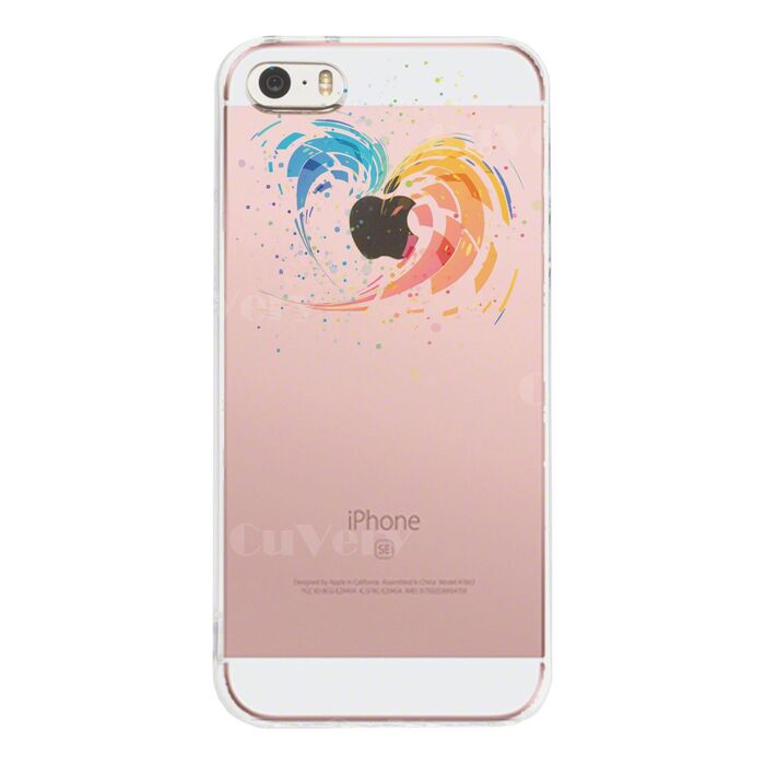 iPhone5 iPhone5s ケース クリア 幾何學 ハート スマホケース ハード スマホケース ハード-2