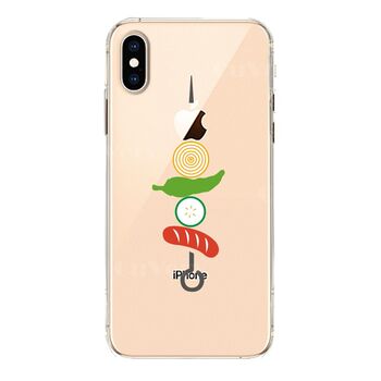 iPhoneX case iPhoneXS case soft BBQ barbecue smartphone case soft smartphone case -1