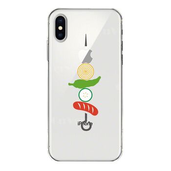 iPhoneX case iPhoneXS case soft BBQ barbecue smartphone case soft smartphone case -3