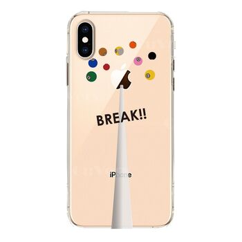 iPhoneX case iPhoneXS case soft billiards smartphone case soft smartphone case -1