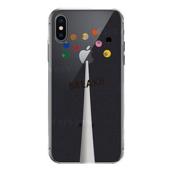 iPhoneX case iPhoneXS case soft billiards smartphone case soft smartphone case -2