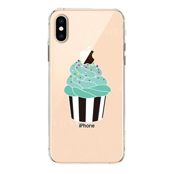 iPhoneX case iPhoneXS case soft cupcake smartphone case soft smartphone case -1