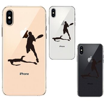 iPhoneX case iPhoneXS case soft tennis s mash smartphone case soft smartphone case -0